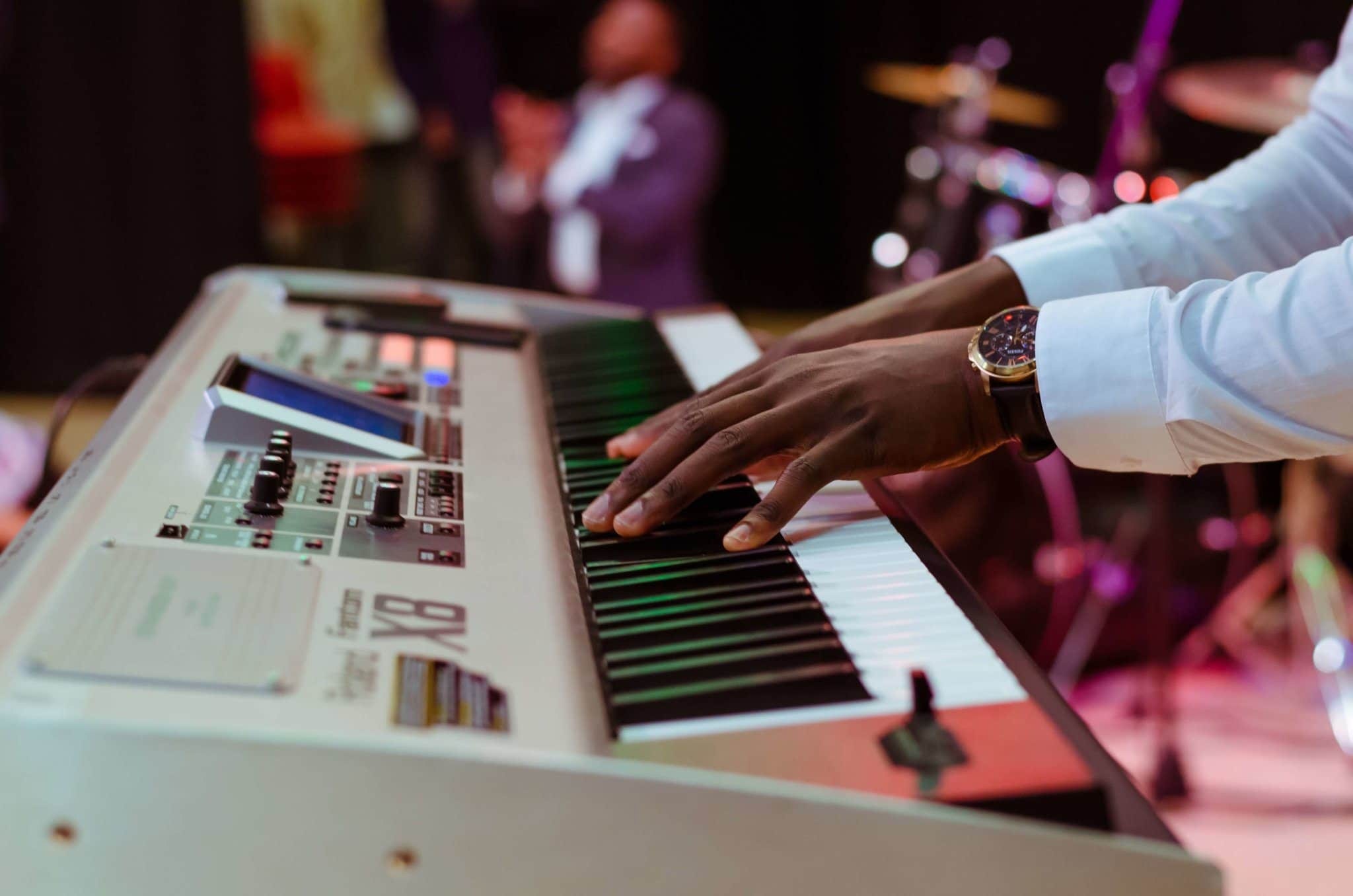 The keyboard playing member of local Scottish wedding bands.